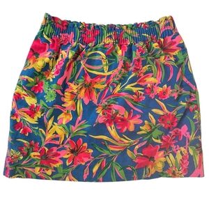J. Crew women floral linen skirt